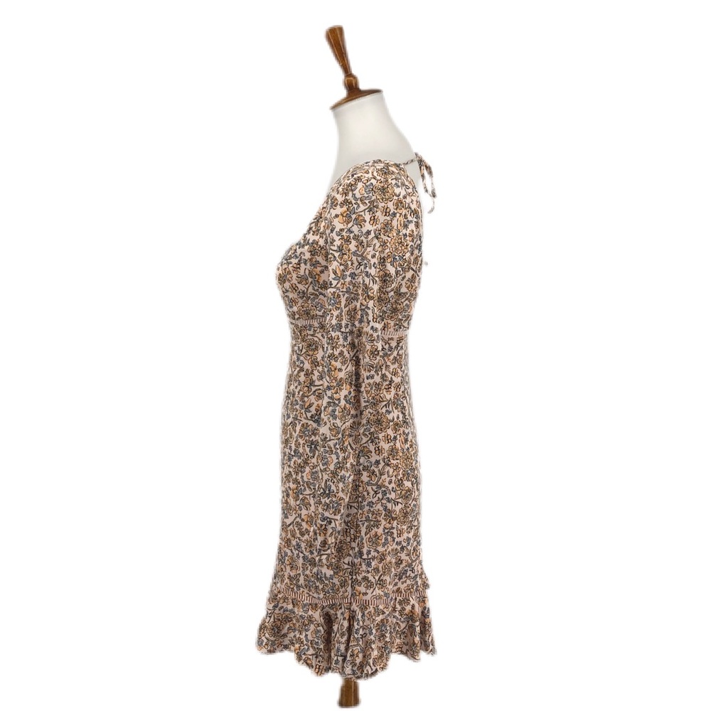 Free People Ivory Boheme Long Sleeve Mini Dress - Picture 4 of 10